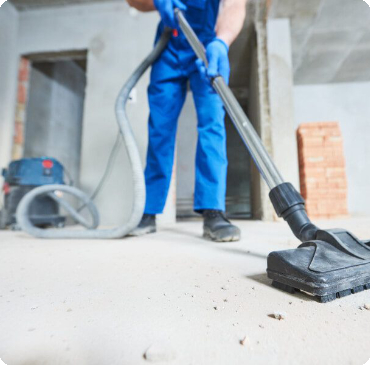 schoonmaak na renovatie bedrijf